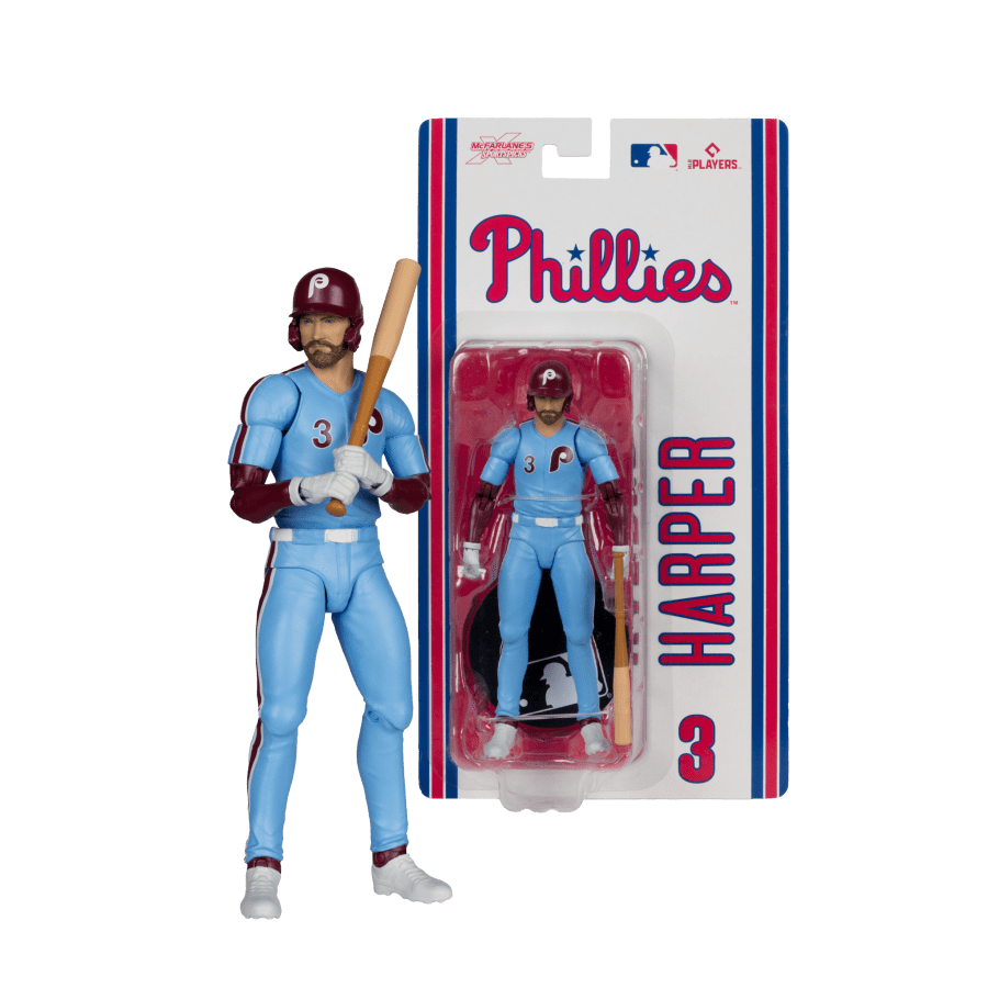 Bryce Harper (Phillies) 6″ Articulated MLB Baseball Figure