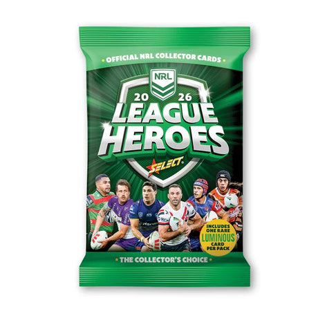 2026 Select NRL League Heroes Cards Box (36 Packs)