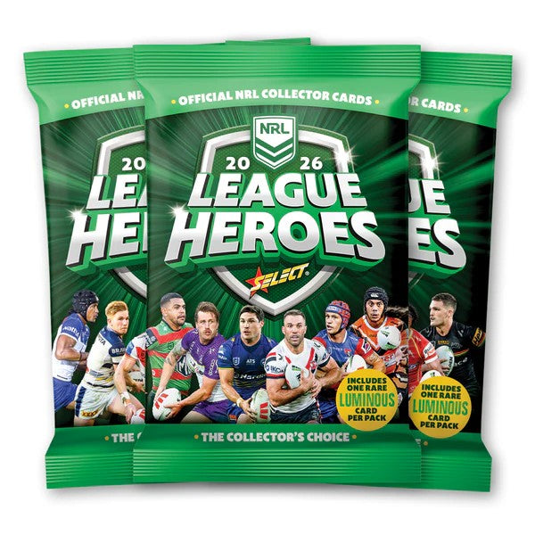 COMBO: 2026 Select NRL League Heroes Cards Box & Vinyl Album