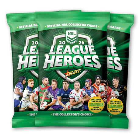 COMBO: 2026 Select NRL League Heroes Cards Box & Vinyl Album