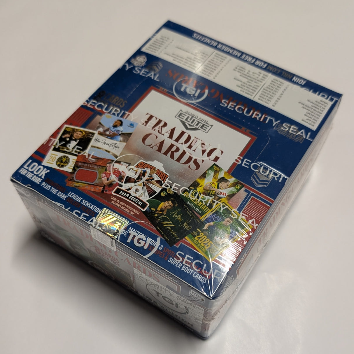 COMBO: 2025 TLA NRL Elite USA Rugby League Sealed Trading Cards Box & Folder