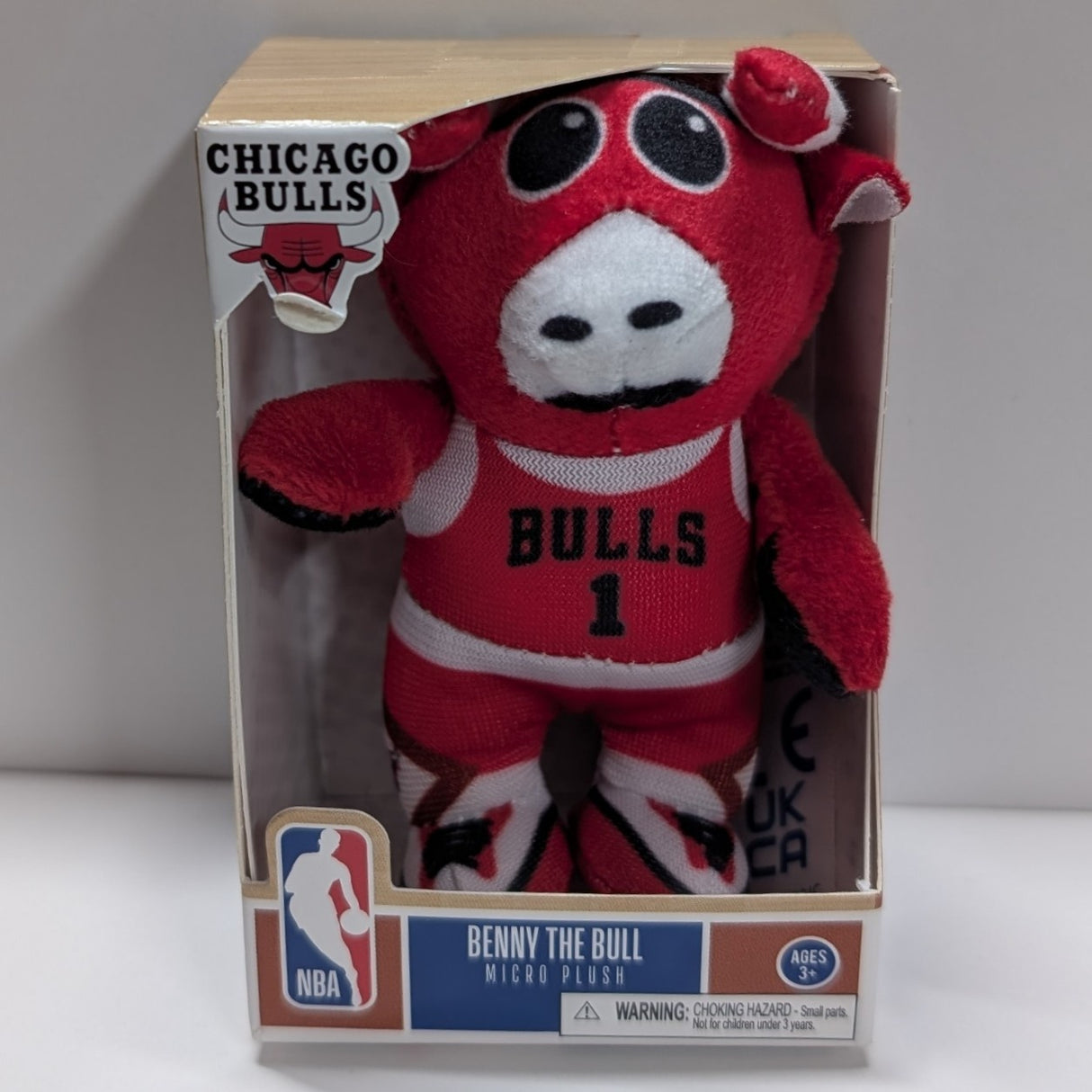 Benny The Bull - NBA Mascot 3" Micro Plush