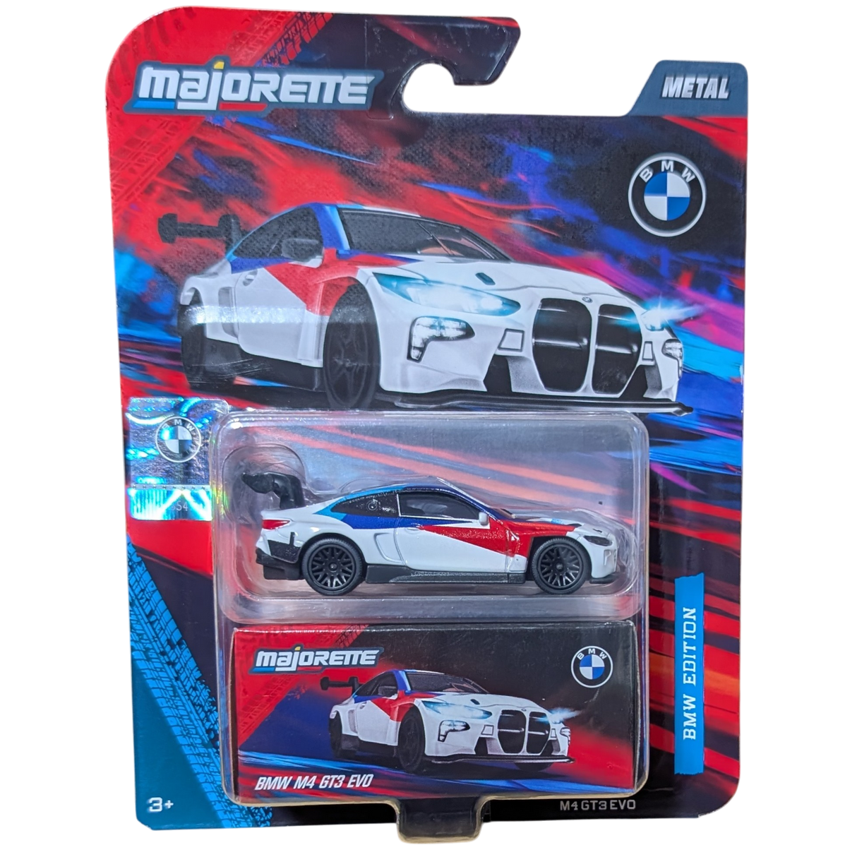 BMW M4 GT3 EVO - Majorette: BMW Edition, 1:64 Scale Diecast Car