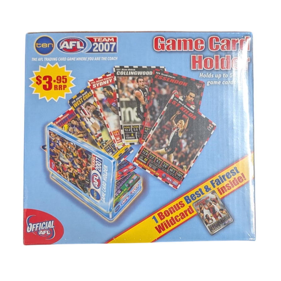 2007 Teamcoach AFL Game Card Holder Sealed Box