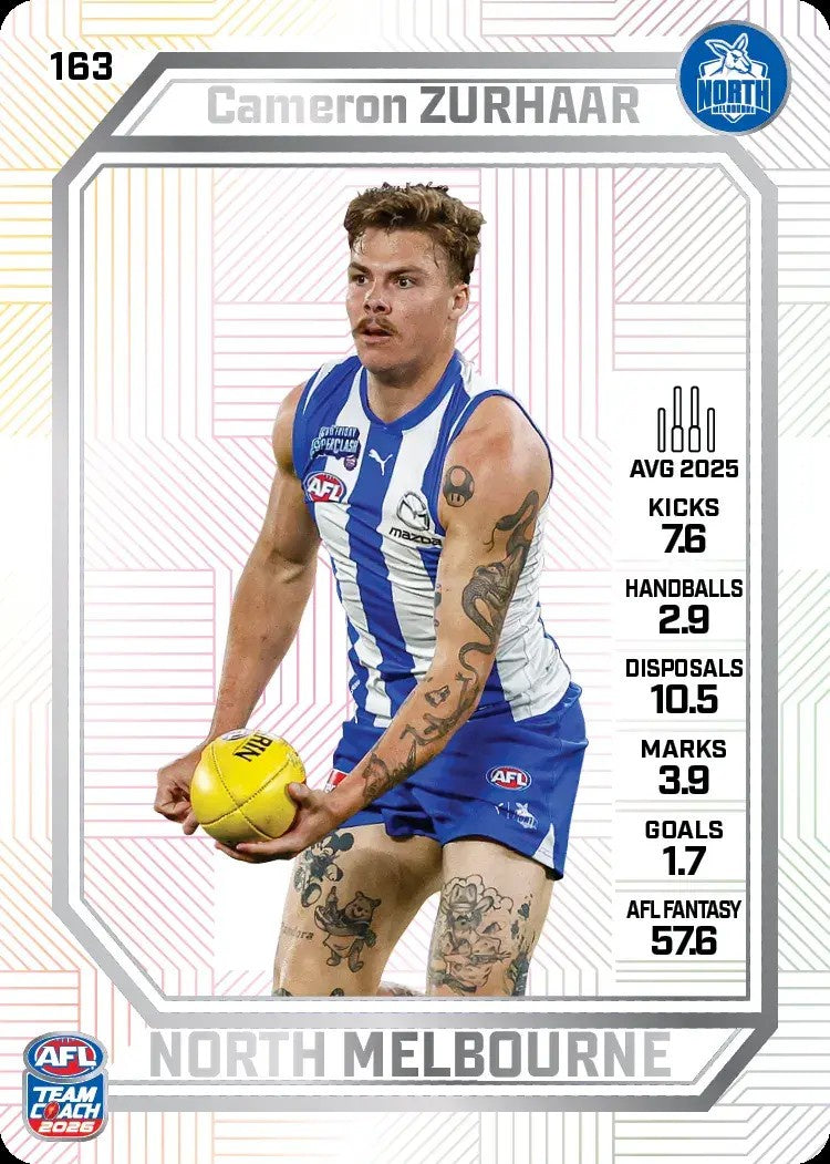 Cameron Zurhaar, PEARL Parallel, 2026 Teamcoach AFL