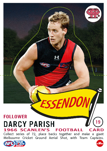 2024 Teamcoach AFL Scanlens Die-Cut - Cards 1 to 72 - Pick Your Card