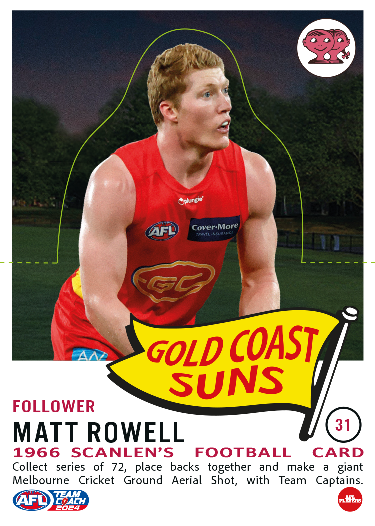 2024 Teamcoach AFL Scanlens Die-Cut - Cards 1 to 72 - Pick Your Card