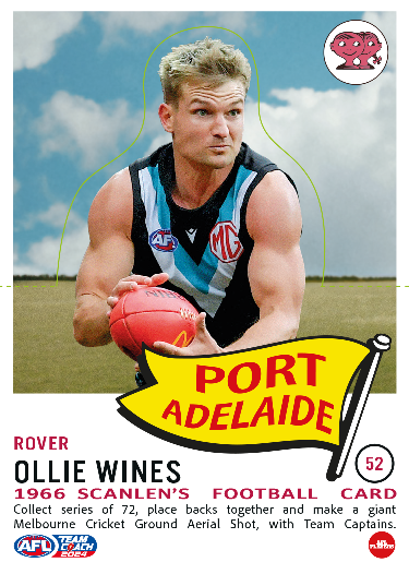 2024 Teamcoach AFL Scanlens Die-Cut - Cards 1 to 72 - Pick Your Card