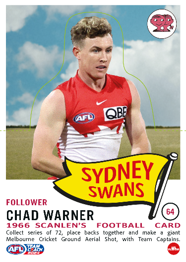 2024 Teamcoach AFL Scanlens Die-Cut - Cards 1 to 72 - Pick Your Card