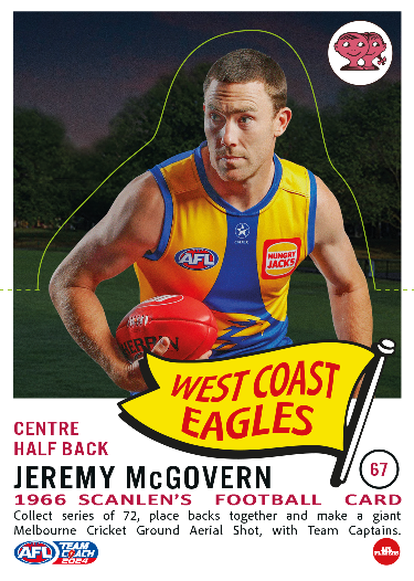 2024 Teamcoach AFL Scanlens Die-Cut - Cards 1 to 72 - Pick Your Card