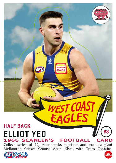 2024 Teamcoach AFL Scanlens Die-Cut - Cards 1 to 72 - Pick Your Card