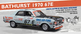 Classic Carlectables Ford XW Falcon GT-HO Phase II Bathurst 1970 67E - Tony Roberts, 1:18 Scale Diecast Model Car