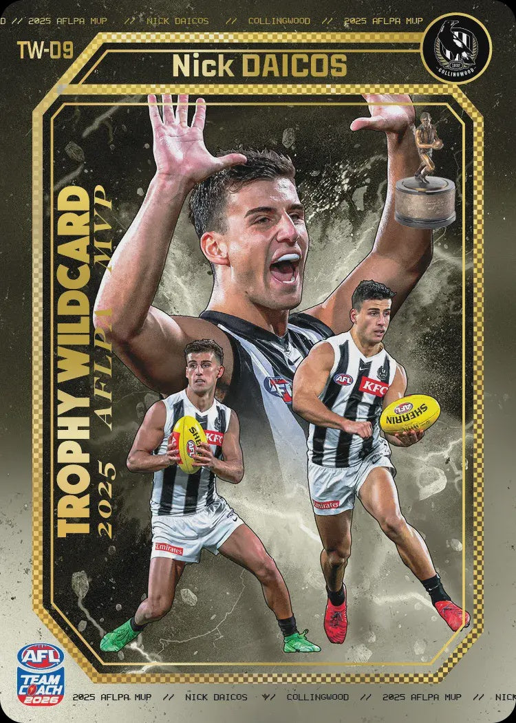 Nick Daicos, GOLD Trophy Wildcard, 2026 Teamcoach AFL