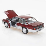 Red/Silver Holden VL Calais, 1:24 Scale Diecast Car