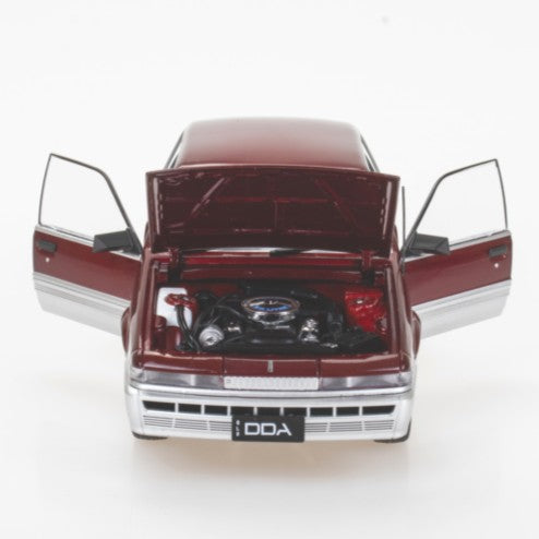 Red/Silver Holden VL Calais, 1:24 Scale Diecast Car