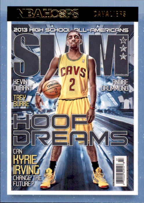 Kyrie Irving, Gold, Slam, 2021-22 Panini Hoops Basketball NBA