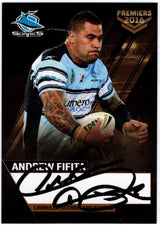 2016 Cronulla Sharks Official Signed Premiers Card Set (Read Description)