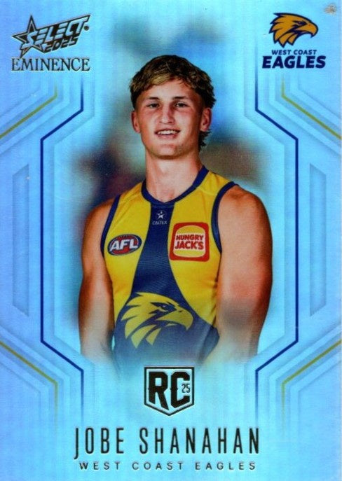 Jobe Shanahan, RC, Foil Parallel, 2025 Select AFL Eminence