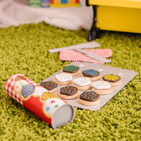 Melissa & Doug - Slice & Bake Cookie Set - Wooden Play Food