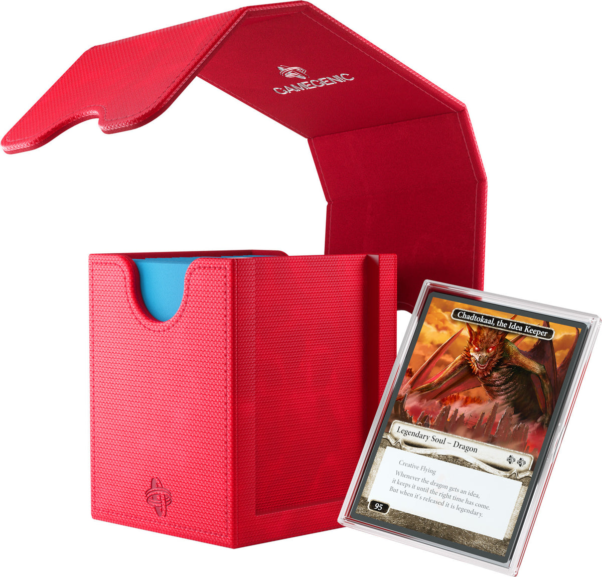 Gamegenic Squire PLUS 100+ XL Red Deck Box