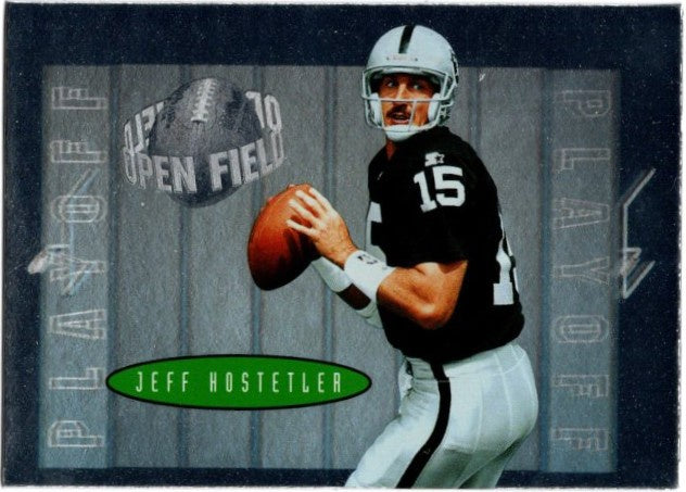 Jeff Hostetler, #15, Open Field, 1996 Playoff Contenders Football NFL