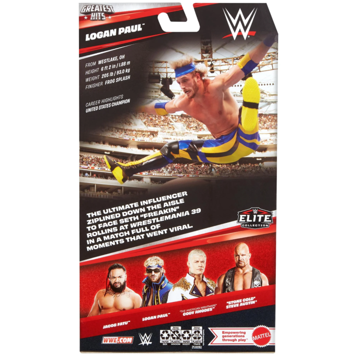 Logan Paul - WWE Elite Collection Greatest Hits Action Figure
