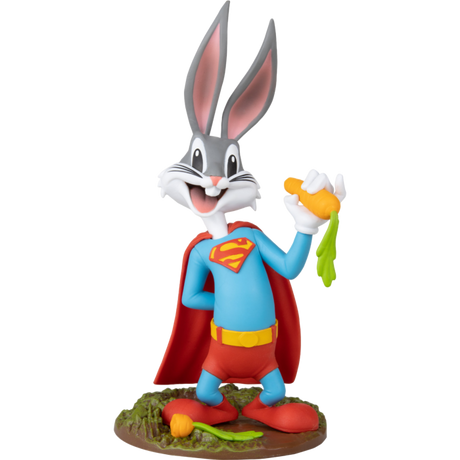 Looney Tunes - Bugs Bunny as Superman Movie Maniacs WB 100 McFarlane 6" Scale Posed PVC Figure