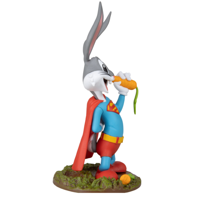 Looney Tunes - Bugs Bunny as Superman Movie Maniacs WB 100 McFarlane 6" Scale Posed PVC Figure