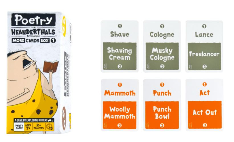 Poetry for Neanderthals Expansion (By Exploding Kittens)