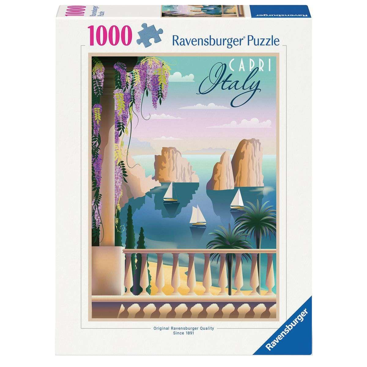 Ravensburger - Postcard from Capri Italy - 1000 Piece Jigsaw Puzzle