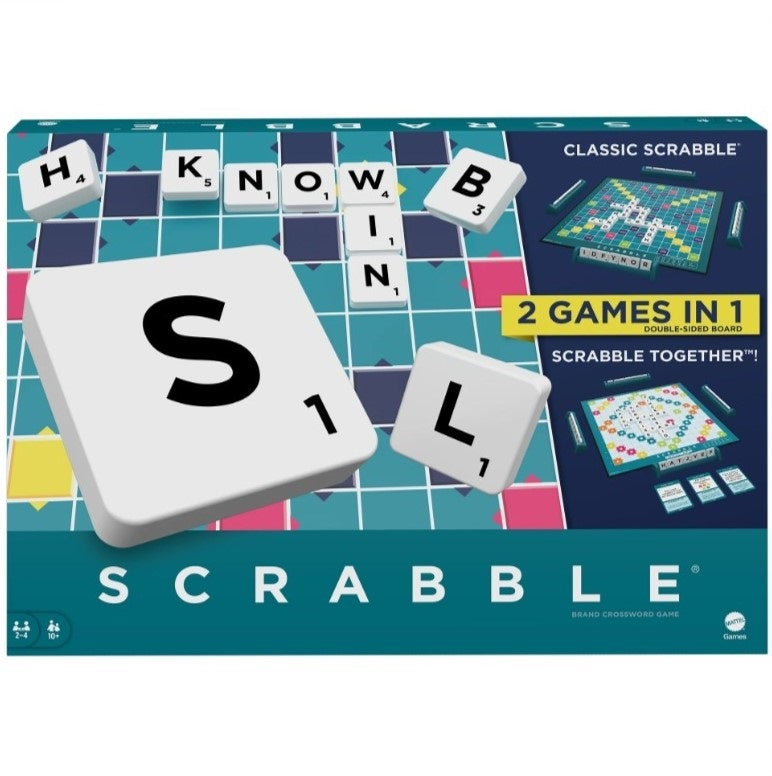 Scrabble, 2 Games in 1, Board Game