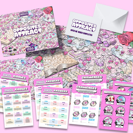 Vizzles Opposites Attract 1000pc Jigsaw Puzzle