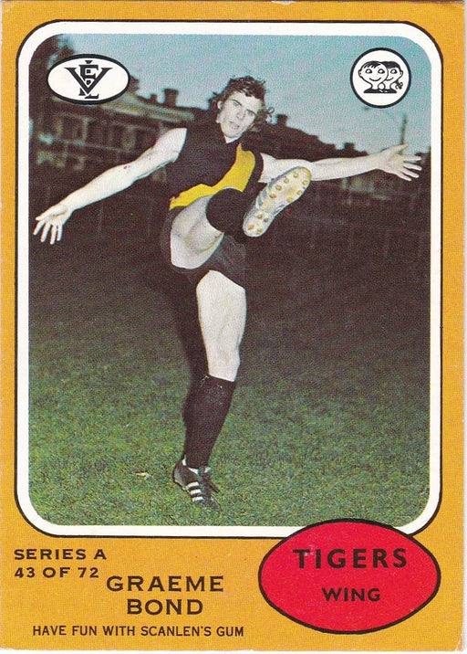 Graeme Bond, 1973 Scanlens Series A VFL