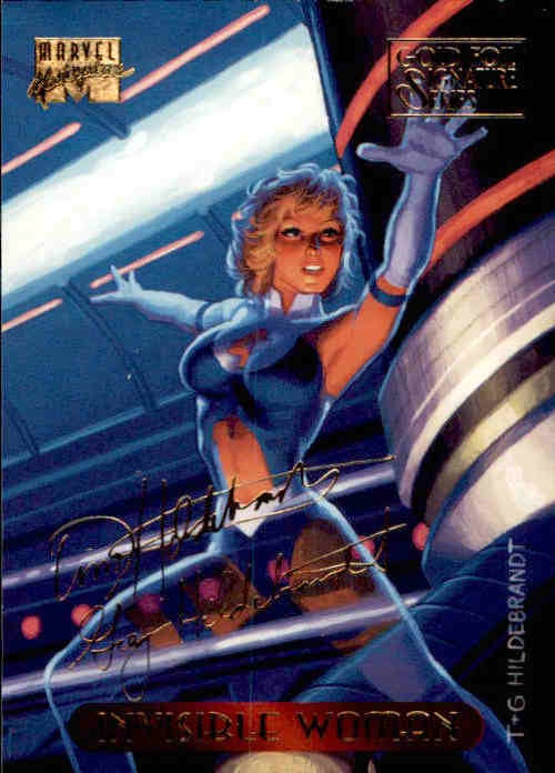 Invisible Woman, #55, Gold Foil Signature Series, 1994 Marvel Masterpieces