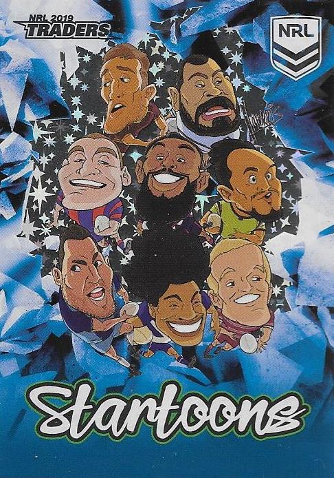 Checklist 1, Blue Startoons, 2019 TLA/ESP Traders NRL