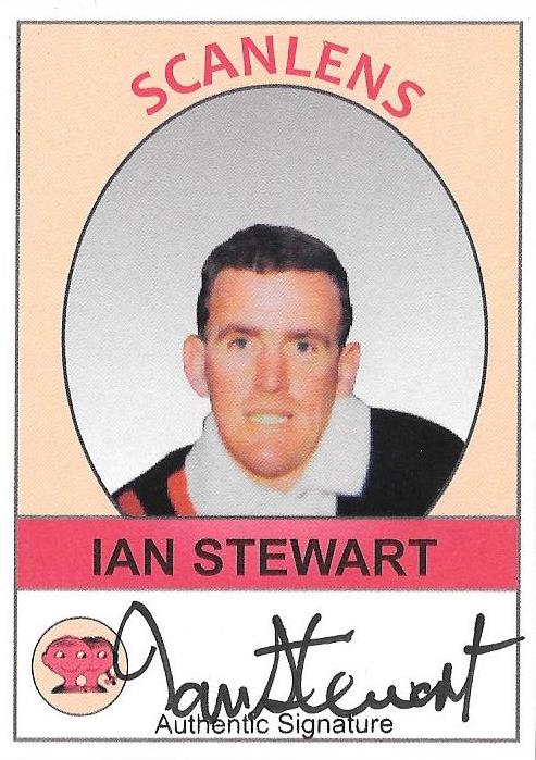 2019 Scanlens VFL, Ian Stewart Signature and Base Card