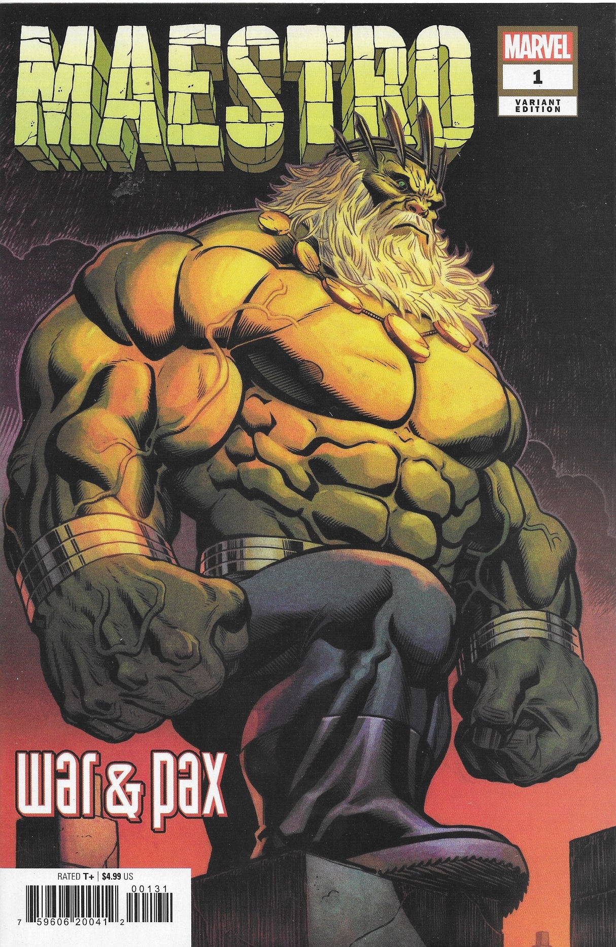 Maestro War & Pax #1 Variant Comic