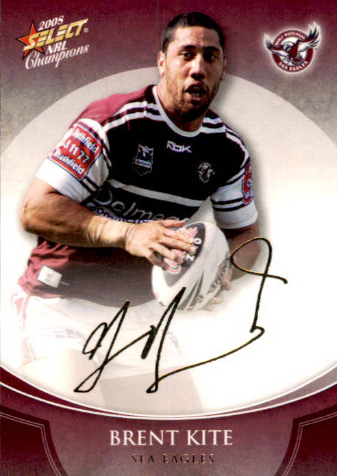 Brent Kite, Gold Signature, 2008 Select NRL Champions