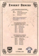 2018 TLA NRL Glory Base Card - 101 to 188 - Pick Your Card