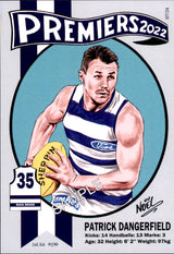 Geelong Cats 2022 Premiers Card Set by Noel
