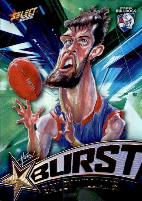 Bailey Williams, Starburst Shatter, 2022 Select AFL Footy Stars