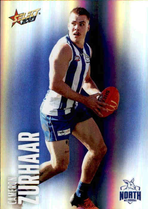 Cameron Zurhaar, 121, Parallel, 2023 Select AFL Footy Stars