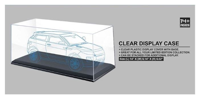 Clear Display Case for 1:18 Scale Diecast