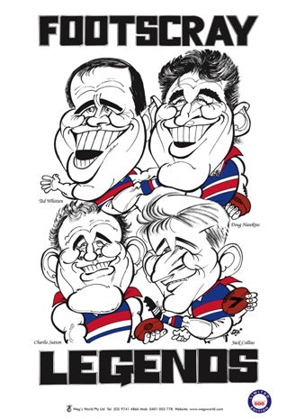 WEG Footscray Legends Poster