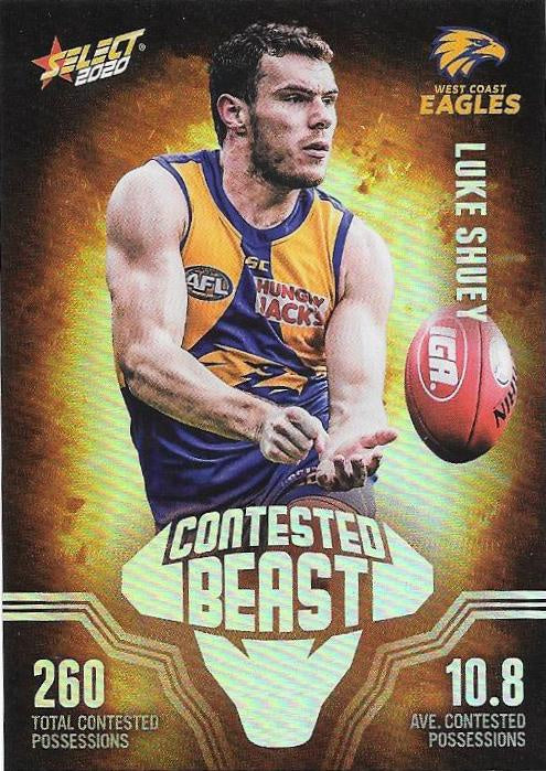 Luke Shuey, Contested Beasts, 2020 Select AFL Footy Stars