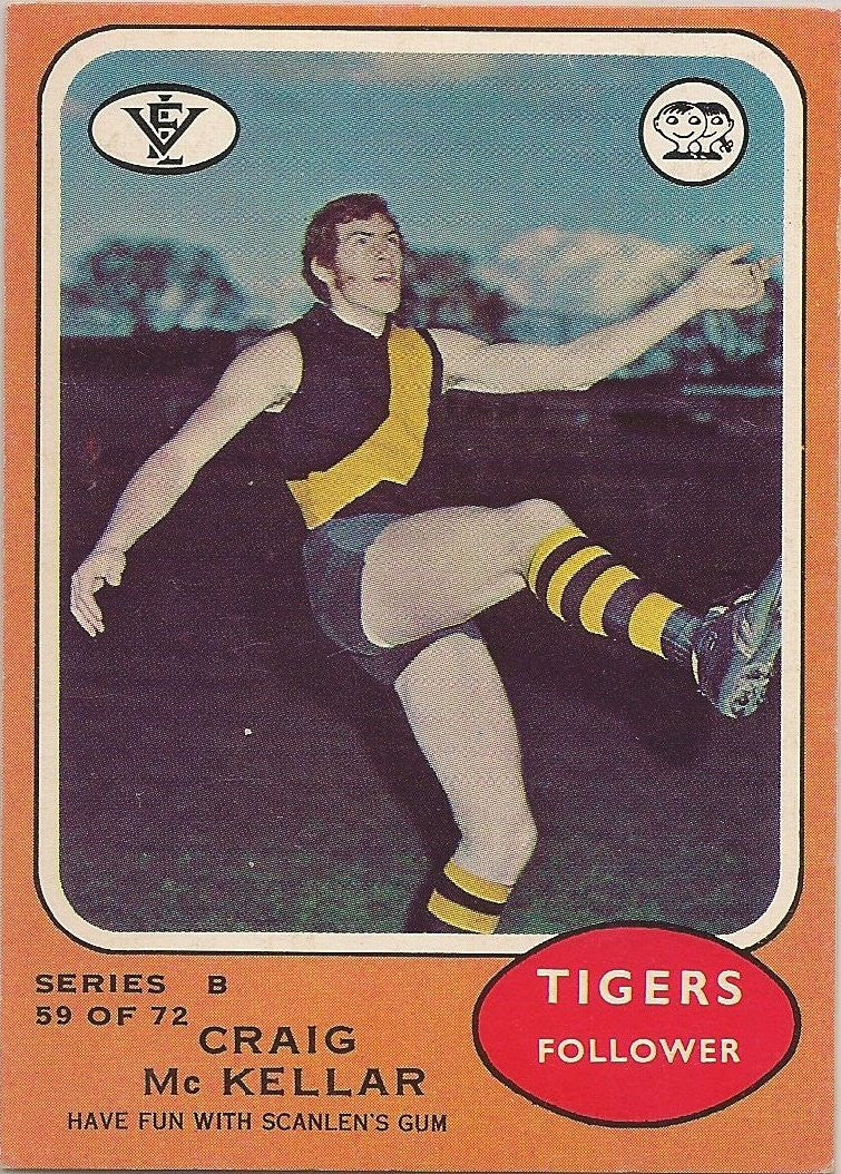 1973 Scanlens VFL Series B, Craig McKellar