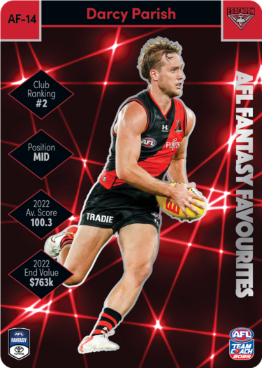 Darcy Parish, AFL Fantasy Favourites, 2023 Teamcoach AFL
