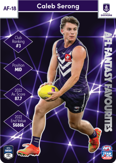 Caleb Serong, AFL Fantasy Favourites, 2023 Teamcoach AFL