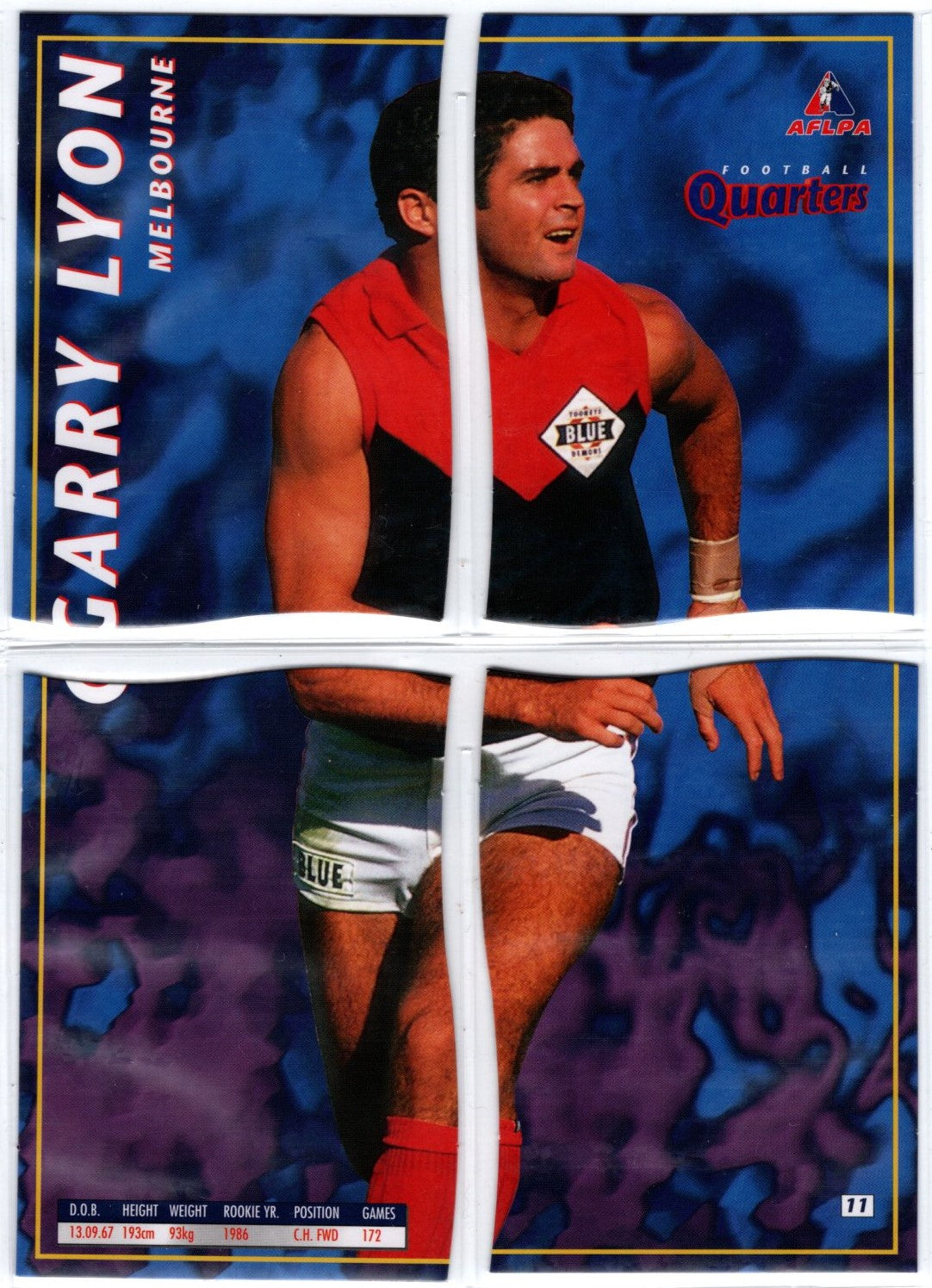 Garry Lyon, 1995 AFLPA Football Quarters