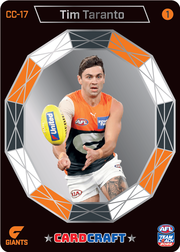Tim Taranto, Card Craft #1, 2022 Teamcoach AFL